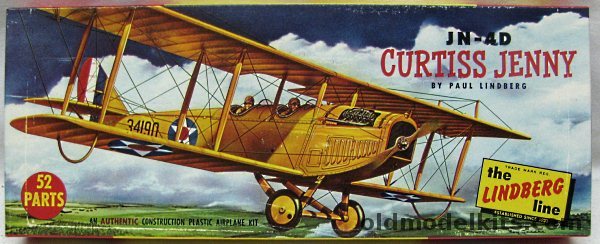 Lindberg 1/48 JN-4D Curtiss Jenny, 534-98 plastic model kit